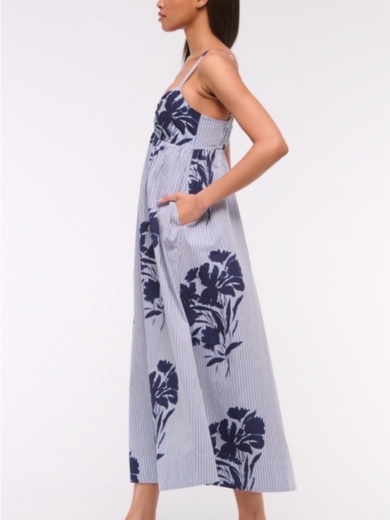 Abercrombie & Fitch Sweetheart Babydoll Maxi Dress - Picture 2 of 4